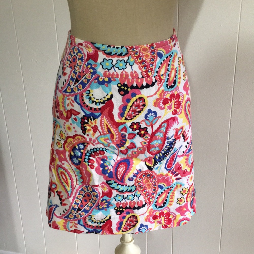 Fun paisley print skirt